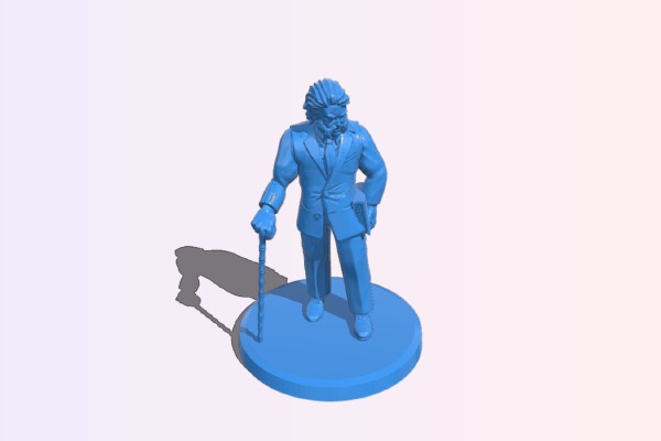 Arkham Horror investigator - the professor | 3d print model
