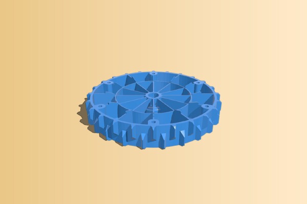 Worx Landroid Fubben wheel | 3d print model