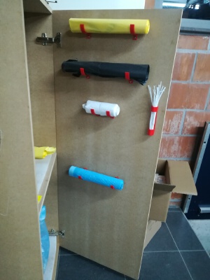 Trash bag hook with screws | 3d print model