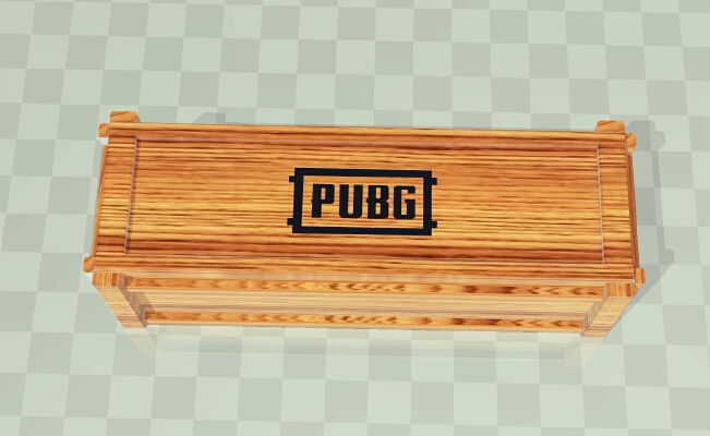 PUBG wood crates | 3d print model