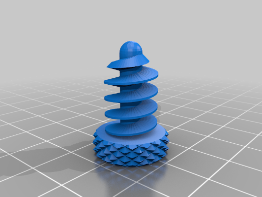 Cardboard screw - compatible with Makedo Scru | 3d print model