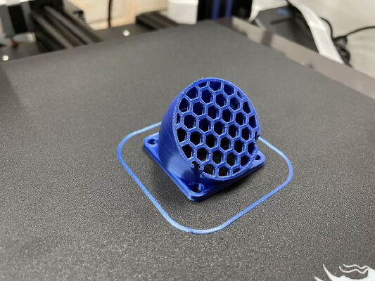 40mm Fan Cover Bent 45 Degree | 3d print model
