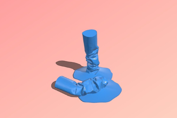 2 wasted cigarettes | 3d print model