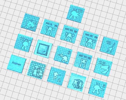 Space Crusade Blip Tokens StarQuest (JuicedCustoms) | 3d print model