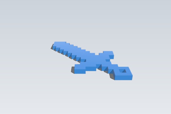 Minecraft Sward | 3d print model