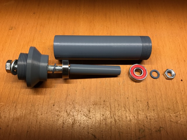 Monoprice Ultimate_Wanhao D6 Filament Spool Holder with Bearings