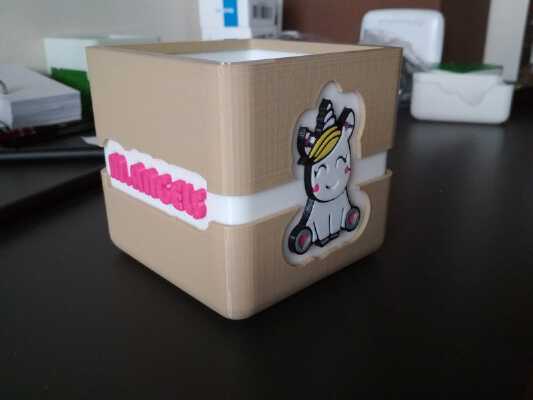 Unicorn Cube Planter | 3d print model