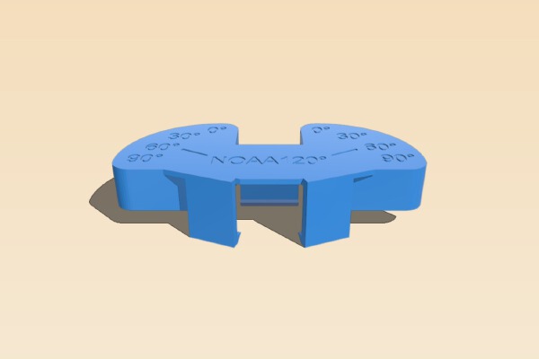 RTL SDR Antenna Kit Bracket | 3d print model