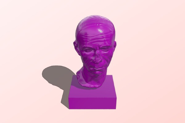 Portrait of a man at the metropolitan museum of art new york – head | 3d print model