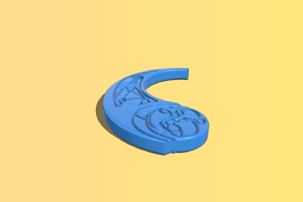 Star Wars - Rose's Tico Medallion | 3d print model