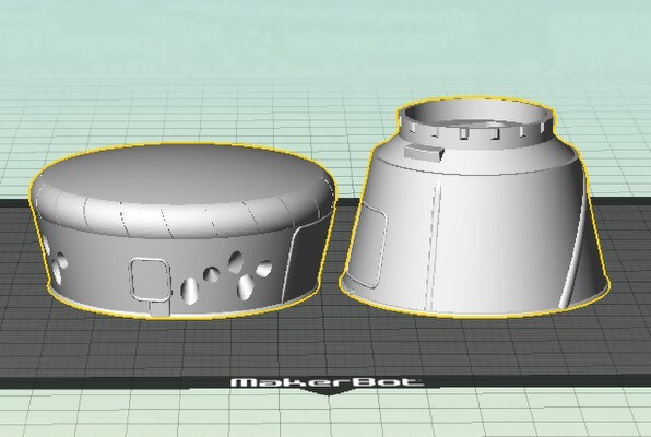 Dragon capsule - even easier print | 3d print model