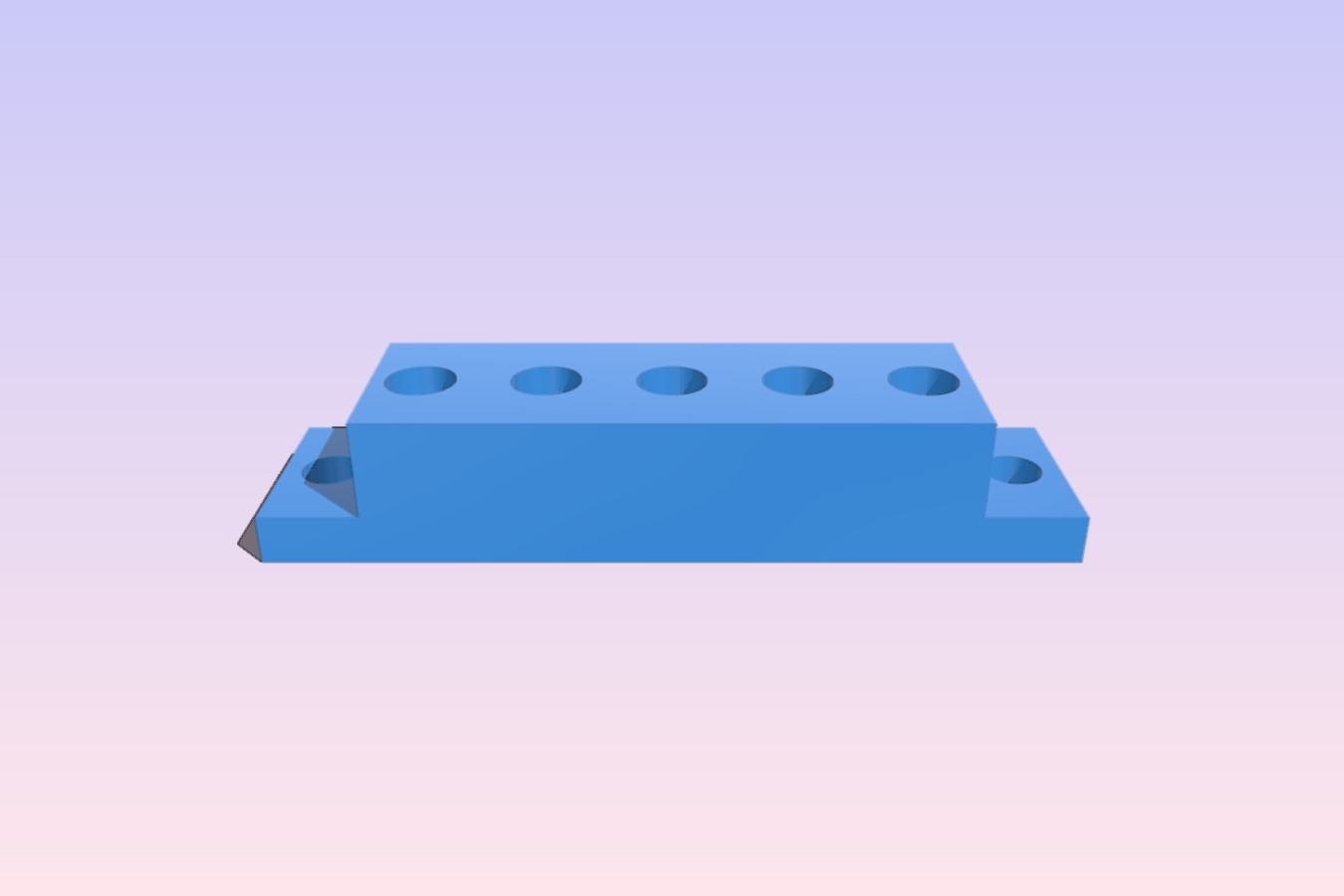 E3D Volcano and V6  nozzle rack for 2020 profiles