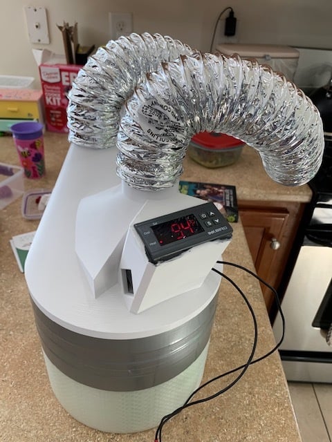 Air filter_heater for 3D printer enclosure