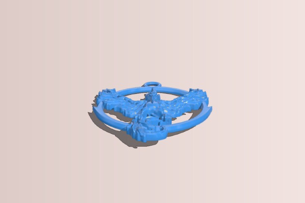 Pokemon go – Team valor pendant | 3d print model