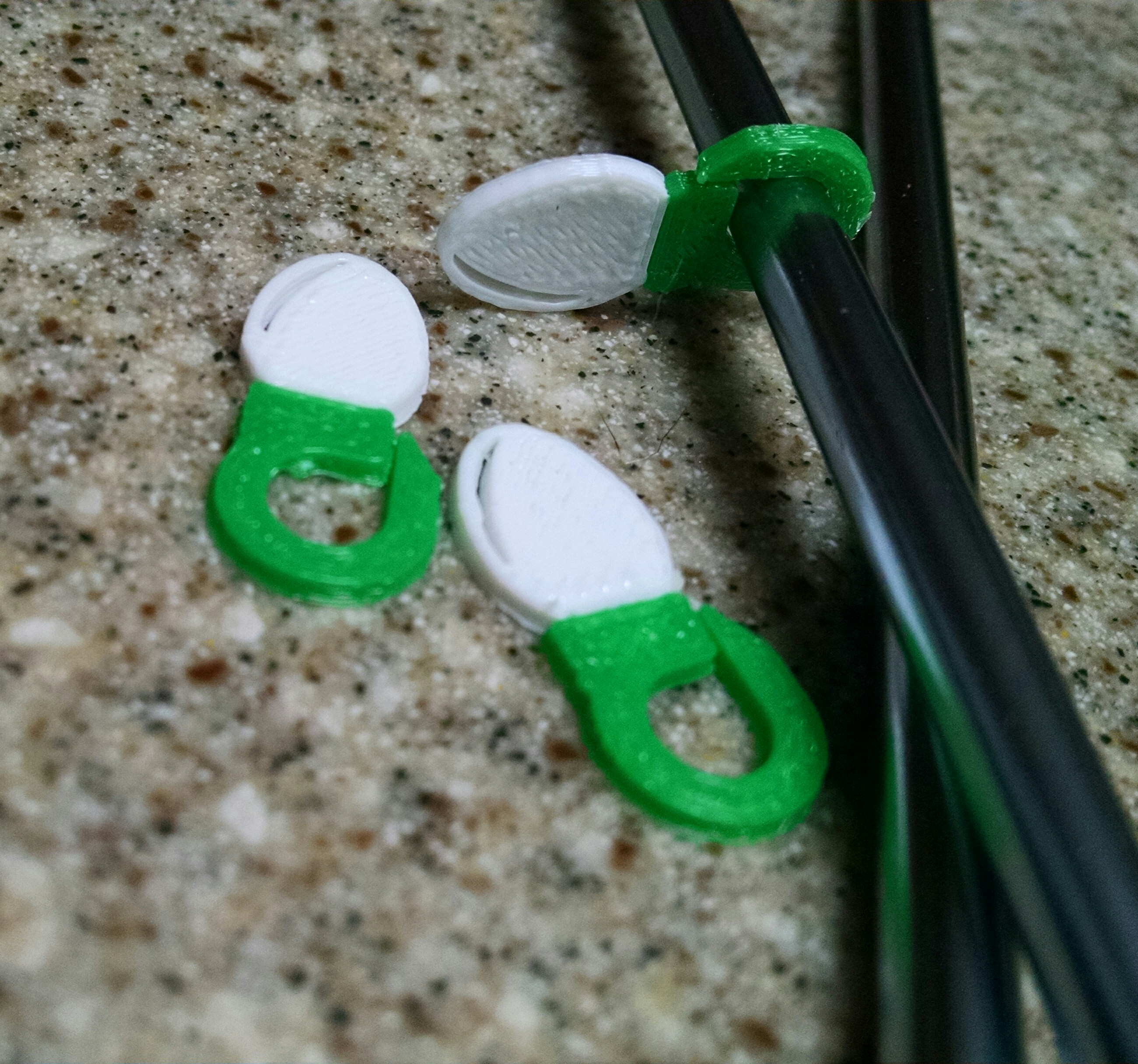 Christmas Light Strand Stitch Markers