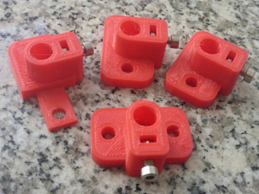 HyperCube Y_Shaft_Clamp_REMIXED | 3d print model