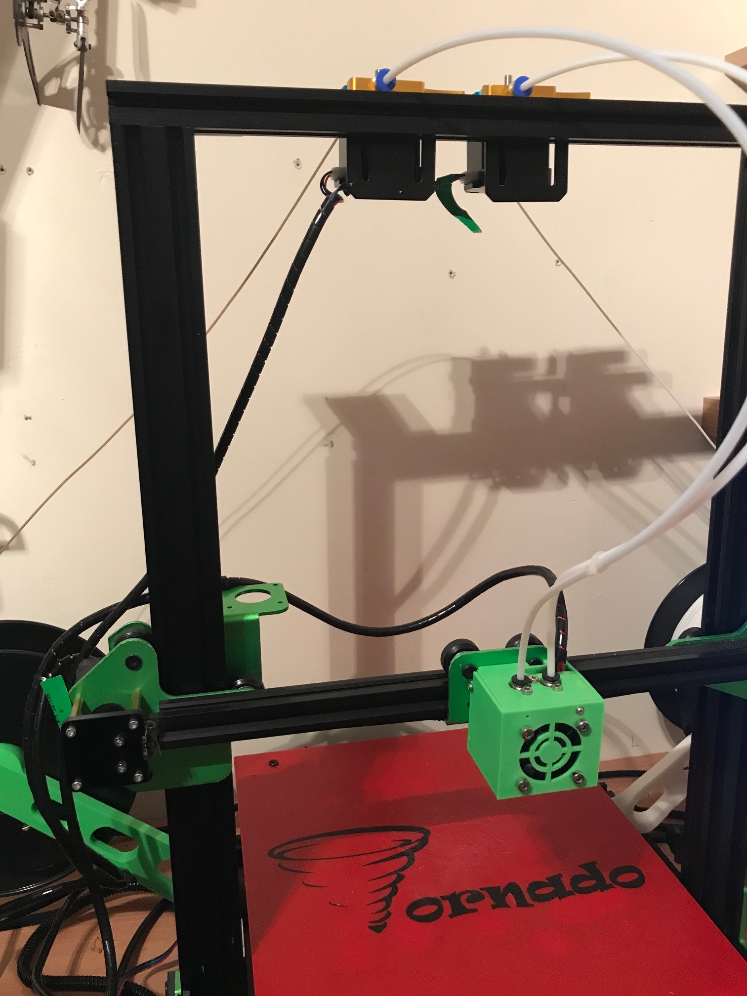 Tevo Tornado Dual extruder mod