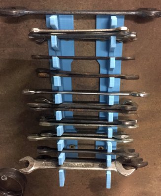 Wrenchholder screw mounted | 3d print model