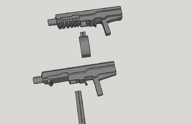 gundam 1_144 machine gun | 3d print model