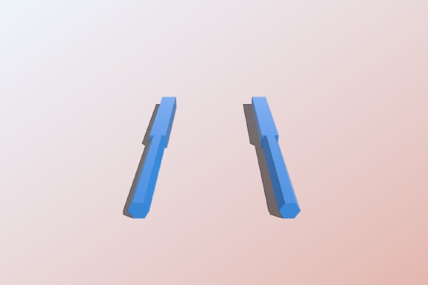 Button pushes for Ormerod 1 | 3d print model