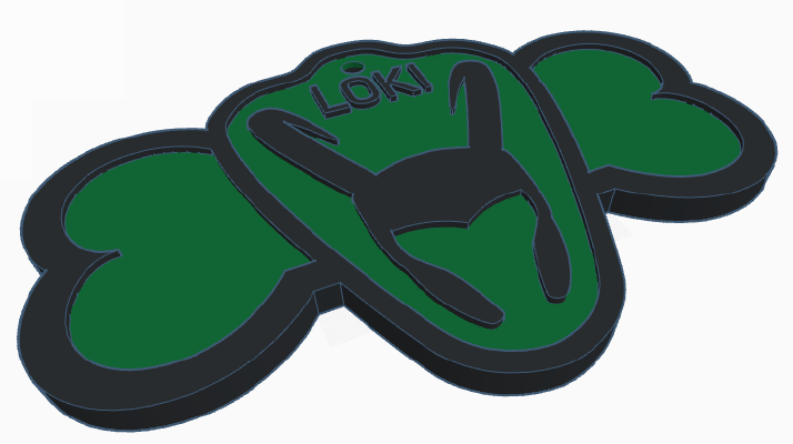Loki Dog Tag | 3d print model