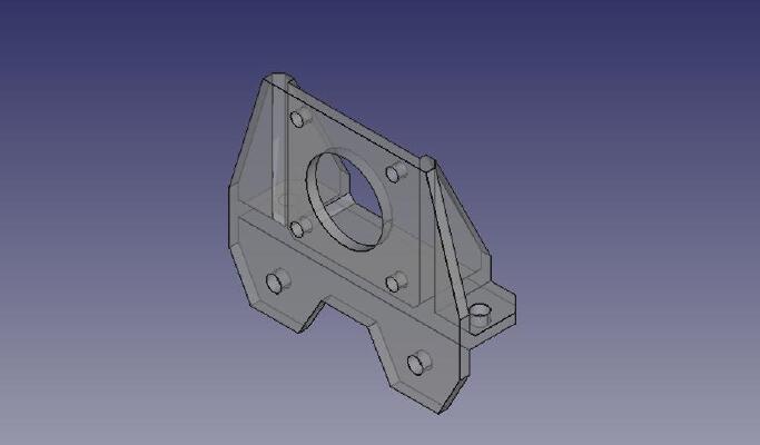 Ender 3 Top Mount Extruder Bracket | 3d print model