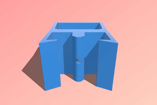 T-Slot Claw Wire Router (for 20mm extrusion) | 3d print model