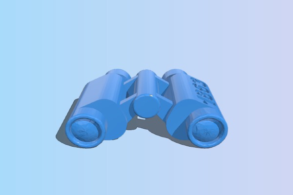 Field Glasses Mystery Artifact | 3d print model