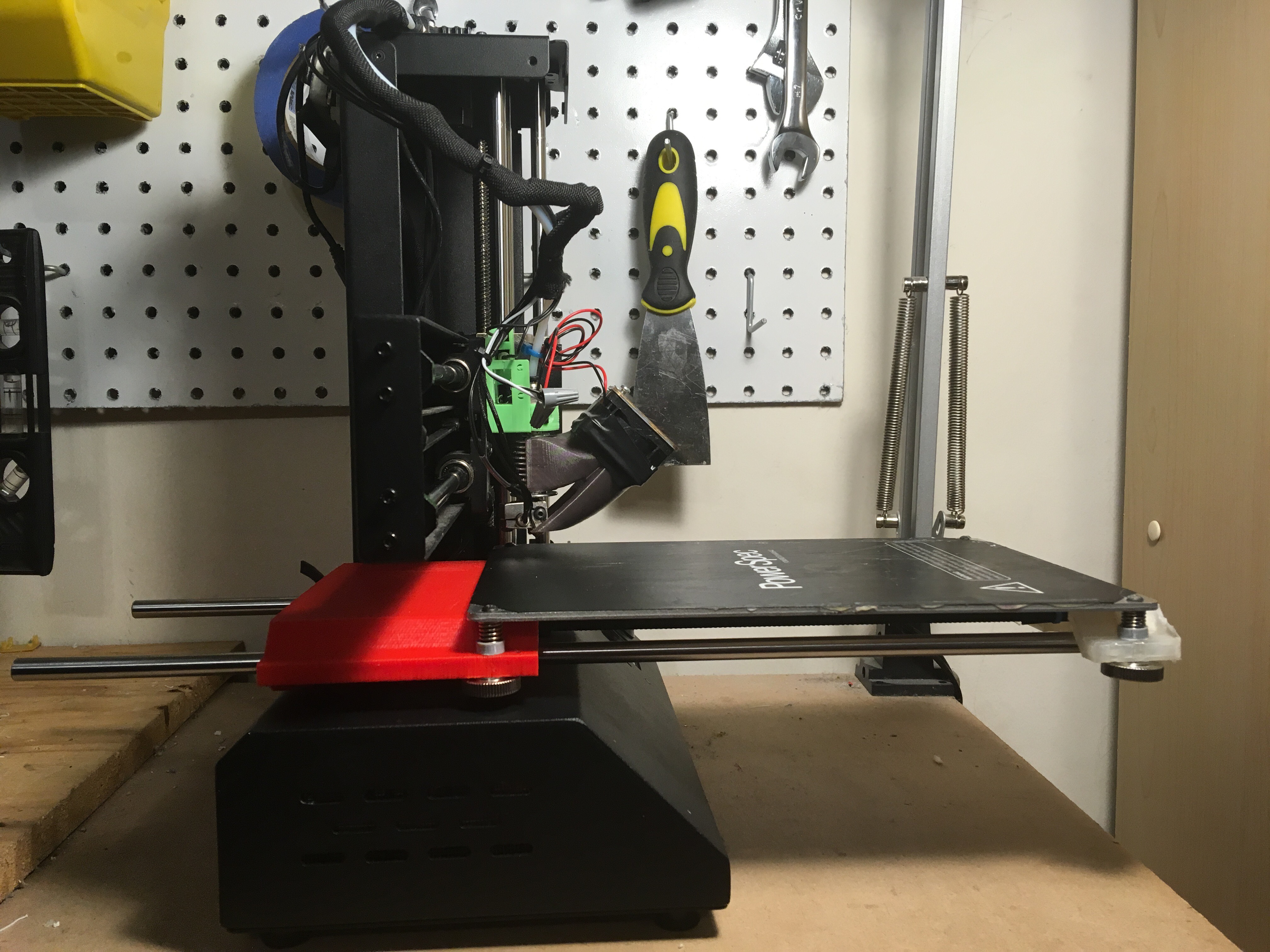 Wanhao _ PowerSpec _ Cocoon Create I3 mini y-axis bed extension