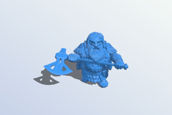 Viking warriors man | 3d print model