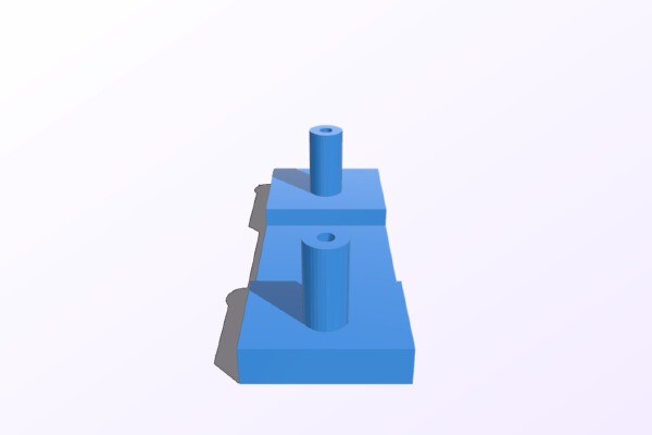 Mounting plate for cheap China optical limit switches | 3d print model