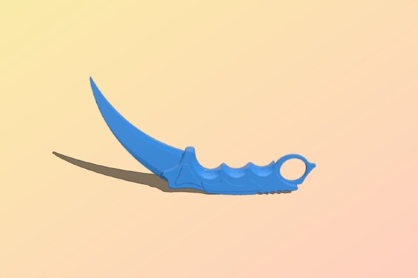 3D Printed Knife Karambit [Awesome and 100% useful] | 3d print model