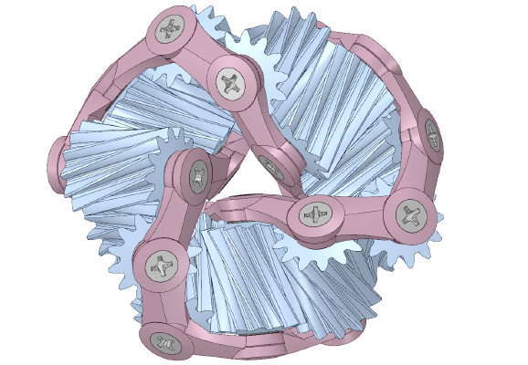 11 Gear Mobius | 3d print model