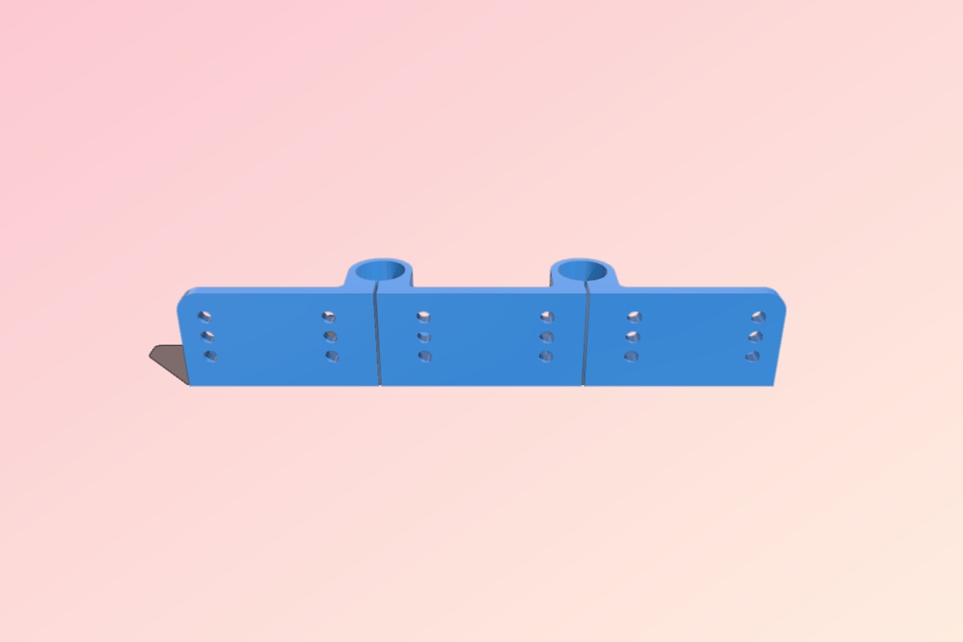 Hypercube Evolution Z-Axis Bed Support  BallScrew 1204 Dual Rods
