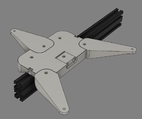 Tevo Tarantula 3 wheels bed support | 3d print model