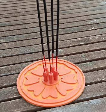 Lotus Incense Dish (updated) | 3d print model