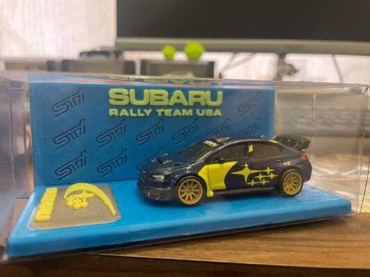 Hotwheels Subaru WRX STI (2016) Display Base | 3d print model
