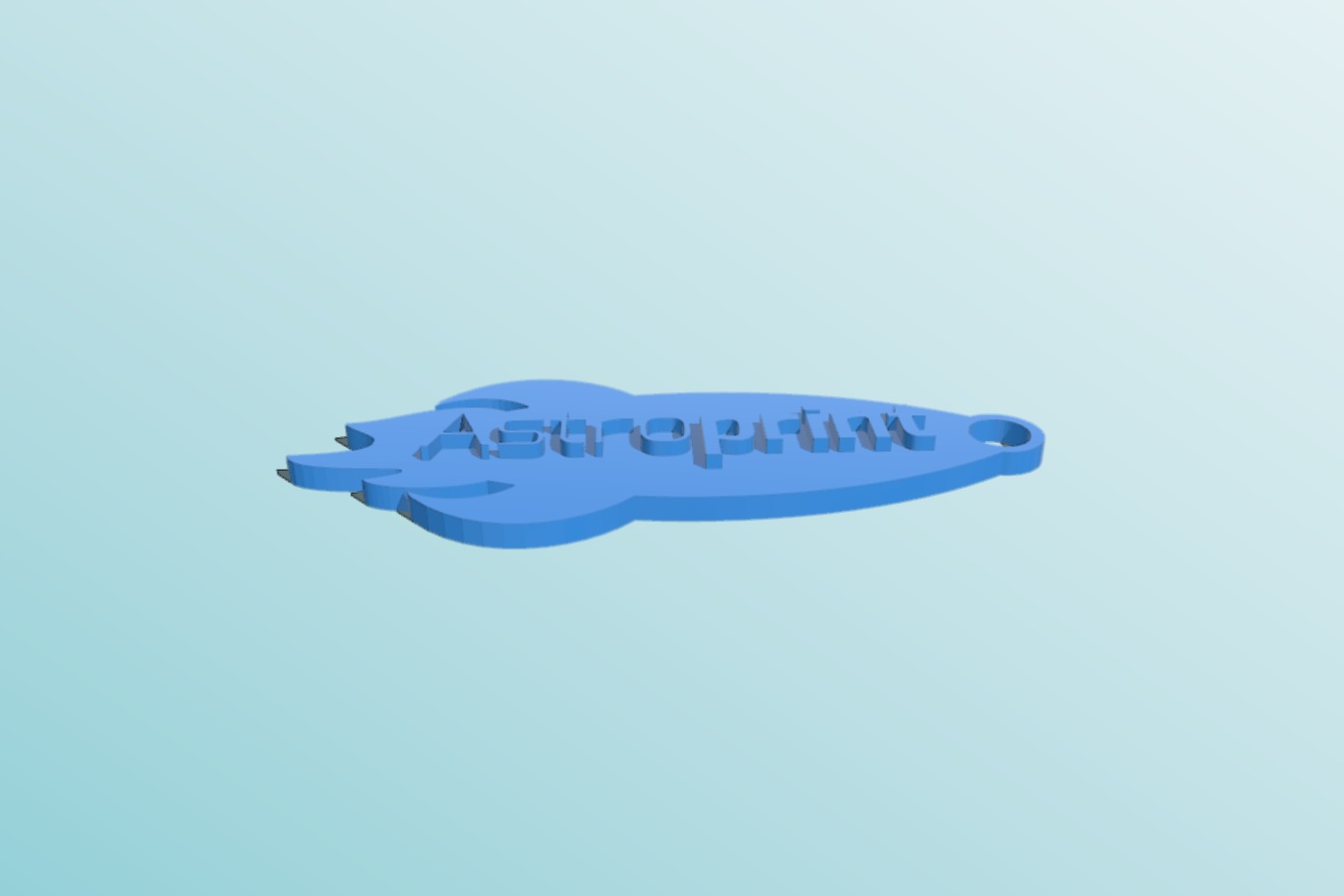 AstroPrint Key Chain