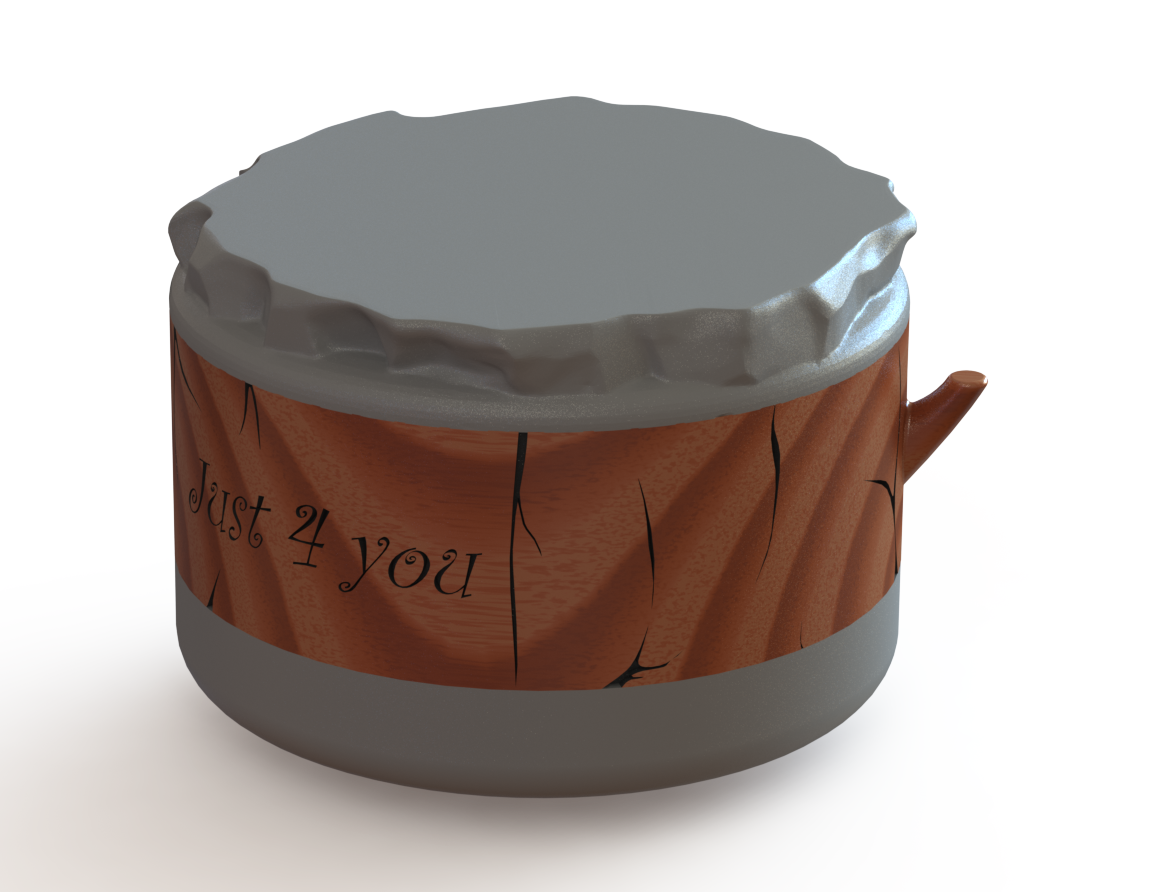Just 4 You Gift Box - Realistic Wooden Cracks