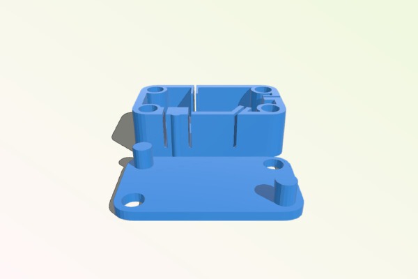 Printed momentary leaf switch | 3d print model