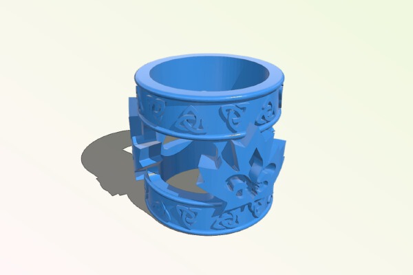 Celtic inspired Scouts Canada Woggle | 3d print model
