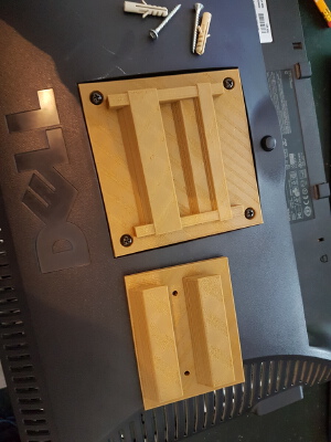 VESA 100mm wallmount for monitor | 3d print model