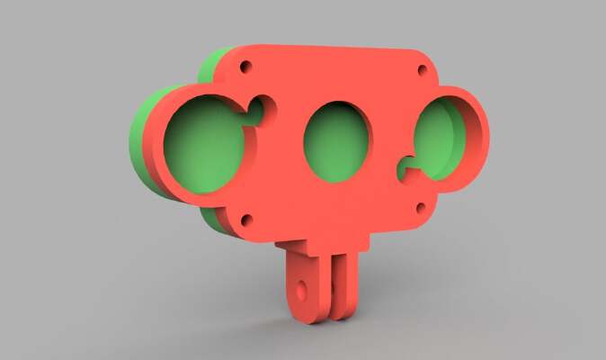 Raspberry Pi IR Camera Mount | 3d print model