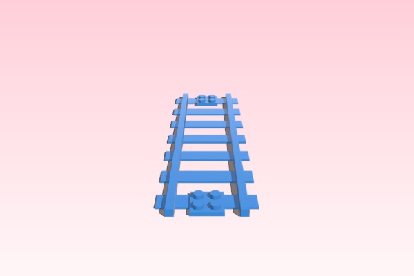 Long track simplified with join | 3d print model