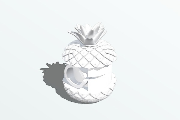 Pineapple Apple Watch Stand | 3d print model
