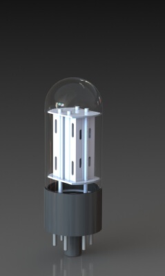 Vacuum Tube Pendant light | 3d print model