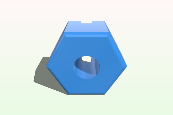 RC 12mm Hex Wheel | 3d print model