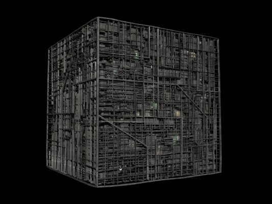 Star Trek - The Next Generation Borg Cube | 3d print model