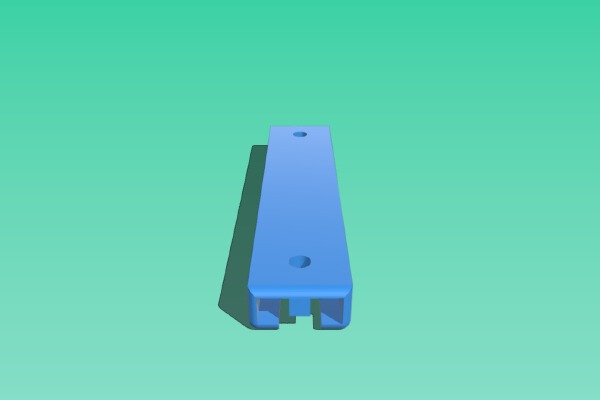 150mm 2020 Extrusion extension | 3d print model