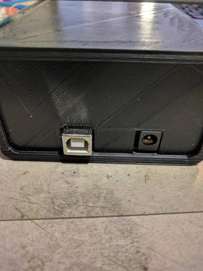 Modified Back Cover to Properly fit Arduino Uno